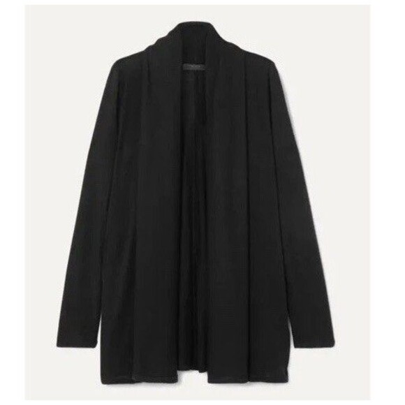 THE ROW Knightsbridge Open Front Light weight Cardigan Black - Small ($450) - Picture 1 of 12